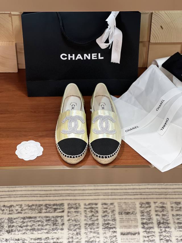 Chane* 春季 Espadrilles 渔夫鞋 小香经典版型！独家代购原版一比一品质！Hk海港城，广州太古汇均有原版购入全程直播，原版一比一开发，绝对放心卖